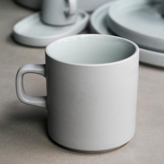 TAZZE DA CIOCCOLATA/THE GRIGIO BLOMUS 6PZ